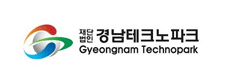 재단법인 경남테크노파크 Gyeongnam Technopark 로고